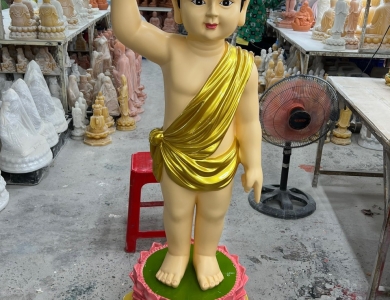 Tượng Phật Đản Sanh 1m54