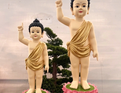 Tượng Phật Đản Sanh 75cm