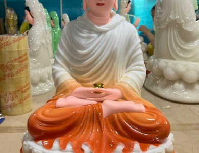 Thích Ca Ngồi Đá  - 50cm