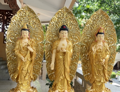 Tam Thánh Đứng Đá - 65cm 