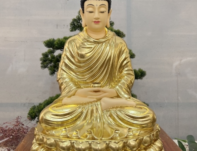 Thích Ca Ngồi Đá - 40cm