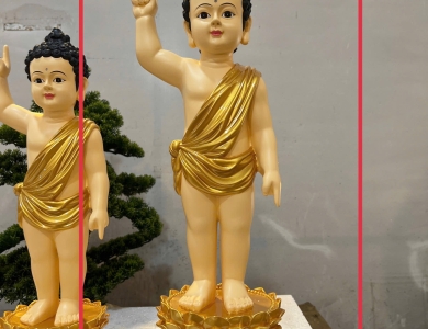 TƯỢNG PHẬT ĐẢN SANH 60cm