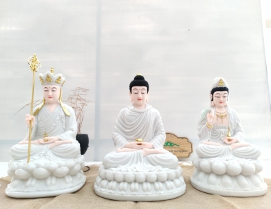Tam Thế Phật Ngồi - 40cm