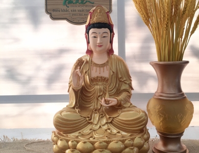 Tượng Quan Âm Ngồi 40cm