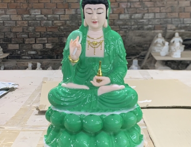 Tượng Phật Bà Quan Âm Ngồi 37cm