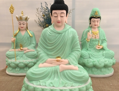 Địa Tạng Nhũ Vẽ 40cm