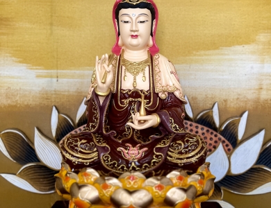 Quan Âm Ngồi Đá 45cm