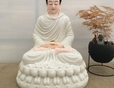 Thích Ca Ngồi Đá  - 50cm
