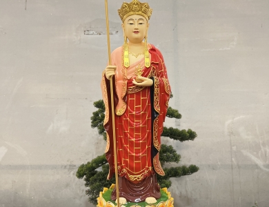 Địa Tạng Đứng Đá - 65cm