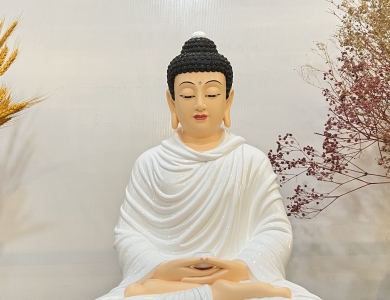 Tượng Phật Thích Ca Ngồi Composite - 50cm