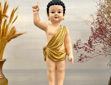 TƯỢNG PHẬT ĐẢN SANH 60cm