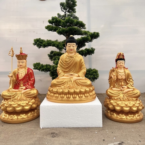 Tam Thế Phật ngồi 30cm