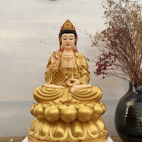Tượng Phật Bà Quan Âm Ngồi 37cm