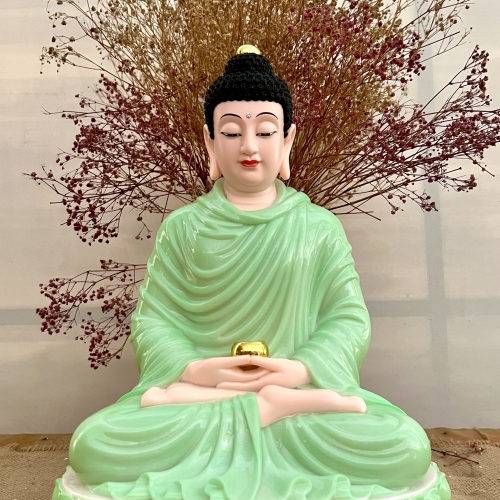 Thích Ca Ngồi Đá - 40cm