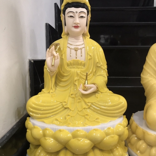 Quan Âm ngồi 50cm Đá