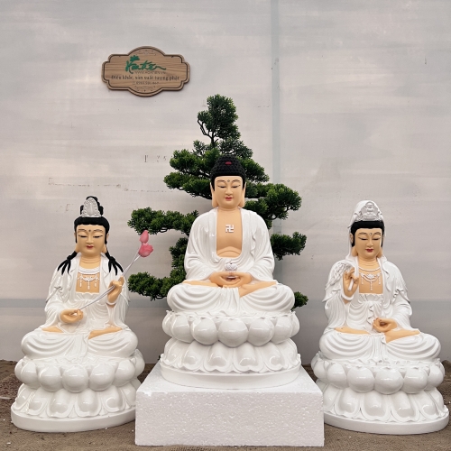 Tam Thế Phật Ngồi - 40cm