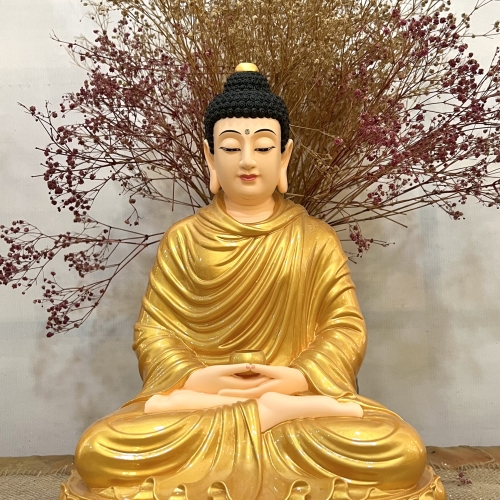 Thích Ca Ngồi Đá - 40cm