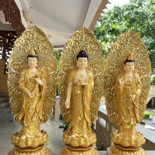 Tam Thánh Đứng Đá - 65cm 