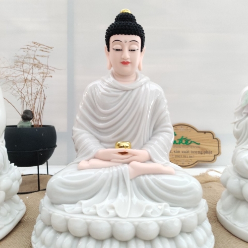 Thích Ca Ngồi Đá - 40cm