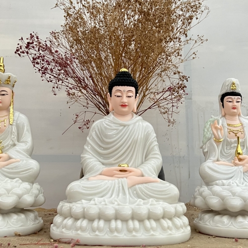 Tam Thế Phật ngồi 30cm