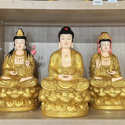 Tam Thế Phật Ngồi - 40cm