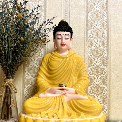 Thích Ca Ngồi Đá - 40cm