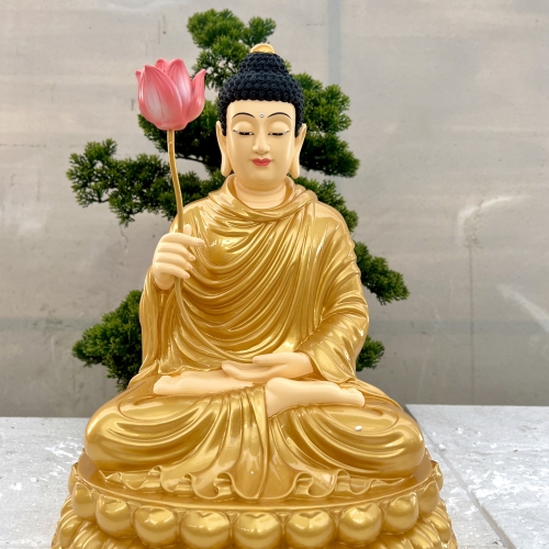Thích Ca Ngồi Đá - 40cm