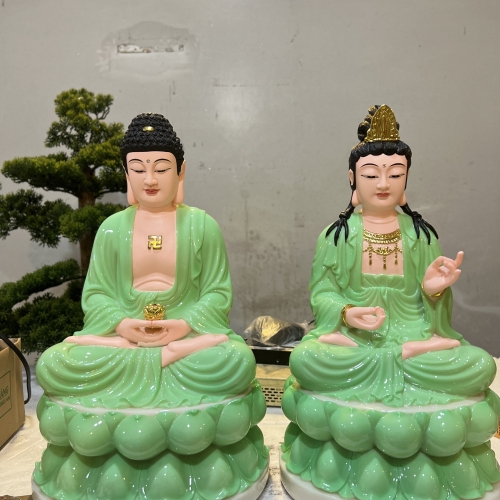 Tam Thế Phật Ngồi - 40cm