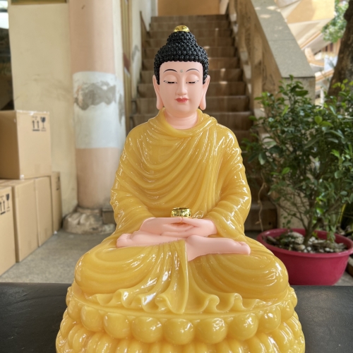 Thích Ca Ngồi Đá - 40cm