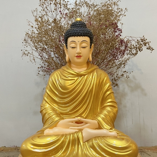 Tượng Phật Thích Ca Ngồi Composite - 50cm