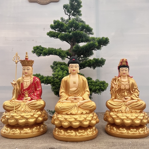 Ta Bà Tam Thánh ngồi 30cm