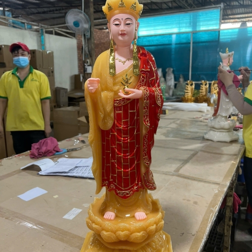 Địa Tạng Đứng Đá - 65cm