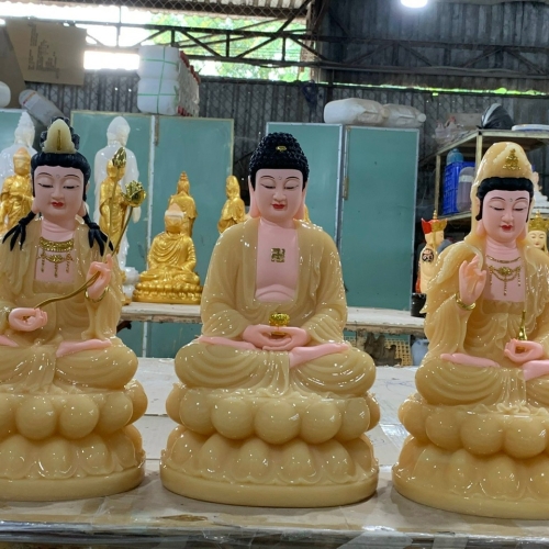 Tam Thế Phật Ngồi - 40cm