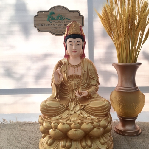 Tượng Quan Âm Ngồi 40cm
