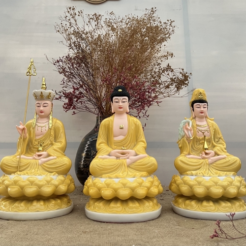 Ta Bà Tam Thánh ngồi 30cm
