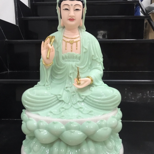 Quan Âm ngồi 50cm Đá