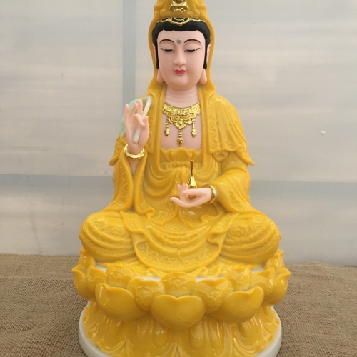 Quan Âm Ngồi Đá 45cm