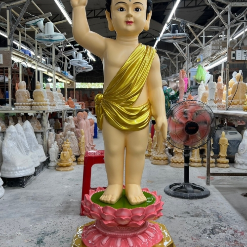 Tượng Phật Đản Sanh 1m54