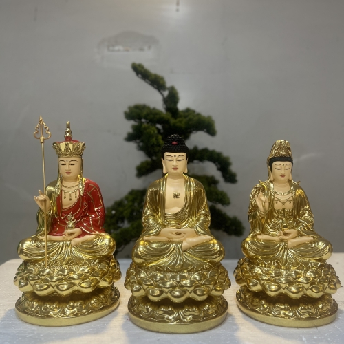 Ta Bà Tam Thánh ngồi 30cm